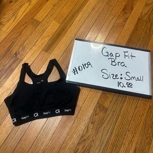 GapFit Sleek Black Activewear Top #0109